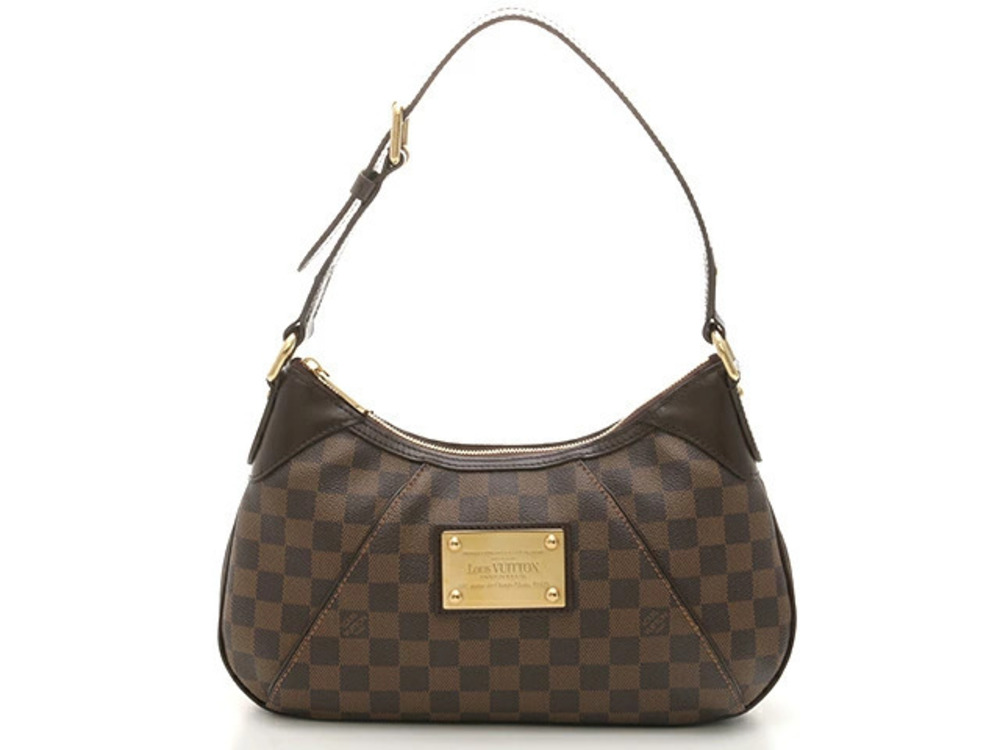 LOUIS VUITTON Thames Damier Ebene Brown Shoulder Bag